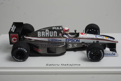 1:43 SPARK ROMU039 Tyrrell 020 Honda USA GP Satoru Nakajima 1991 #3