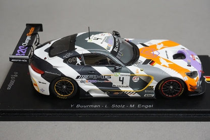 1:43 Spark SB205 Mercedes-AMG GT3 Black Falcon Team SPA 24H 5th 2018 #4 model car