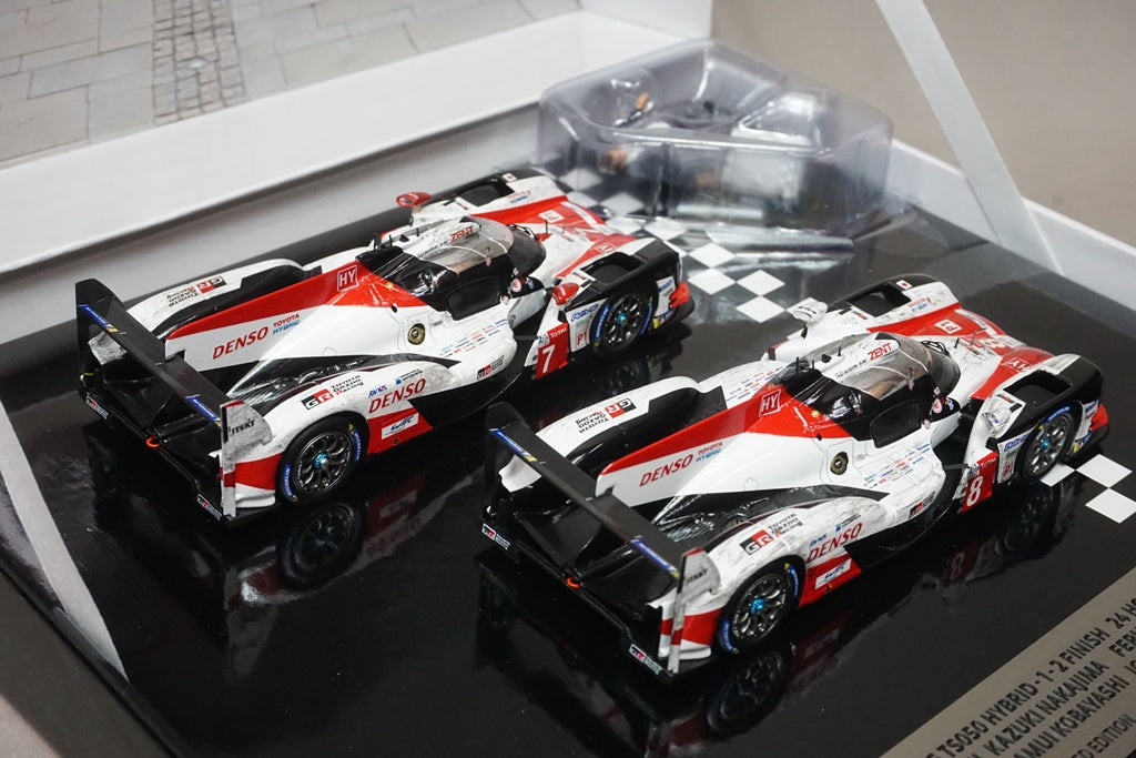 1:43 SPARK TY13143JWM Toyota TS050 Hybrid Le Mans 24h 2018 #7/#8 GAZOO Racing