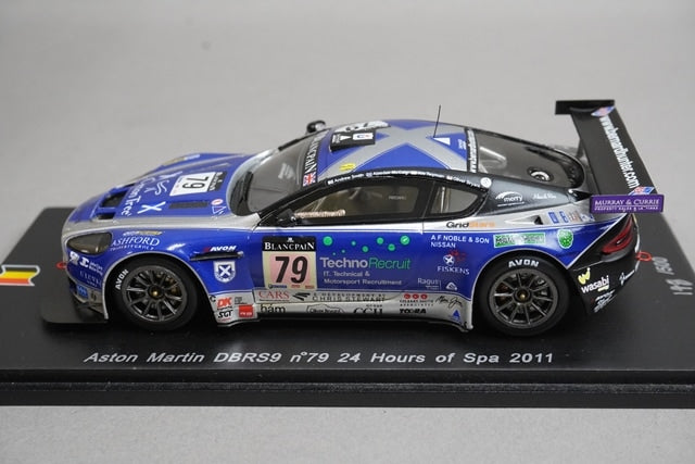 1:43 SPARK SB022 Aston Martin DBRS9 SPA 24h 2011 #79 model car