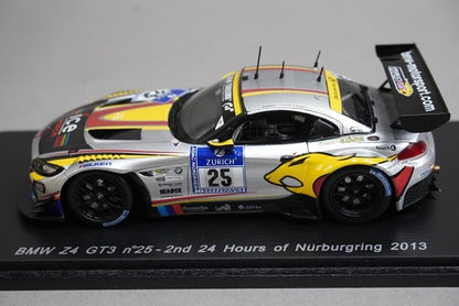 1:43 SPARK SG078 BMW Z4 GT3 2nd Nurburgring 24h 2013 #25 model car