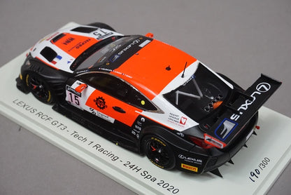 1:43 SPARK SB402 Lexus RC F GT3 Tech 1 Racing SPA 24h 2020 #15