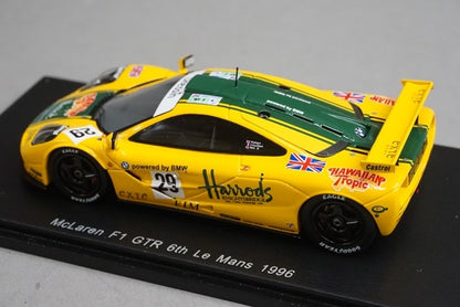 1:43 Spark S4404 McLaren F1 GTR Le Mans 6th Place 1996 #29 model car