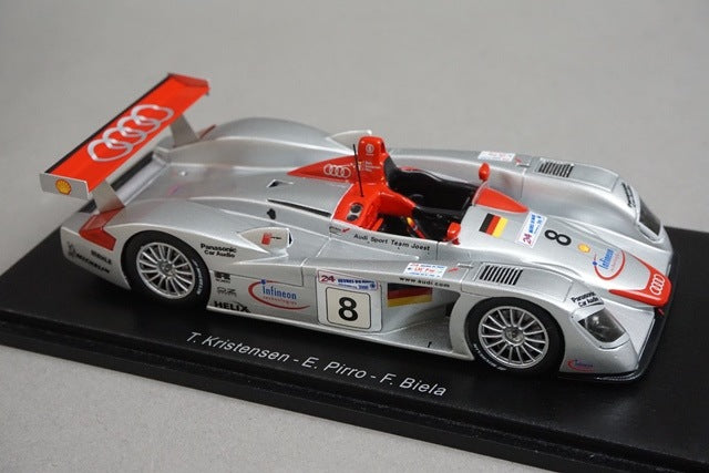 1:43 SPARK 43LM00 Audi R8 Audi Sport Team Joest Le Mans winner 2000 #8 model car