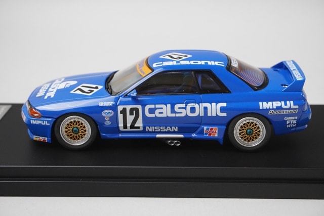 1:43 HPI 8023 Nissan CALSONIC Skyline JTC 1990 #12 Debut Win