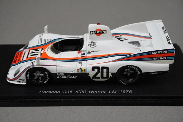 1:43 SPARK 43LM76 Porsche 936 Le Mans 1976 #20 Martini model car