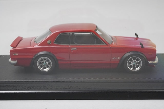 1:43 ignition model IG0222 Nissan Skyline 2000 GT-R KPGC10 Red