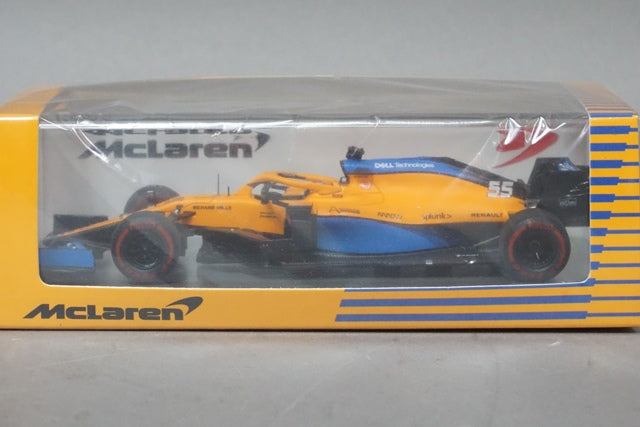 1:43 SPARK S6463 McLaren MCL35 Barcelona Test C.Sainz Jr. 2020 #55