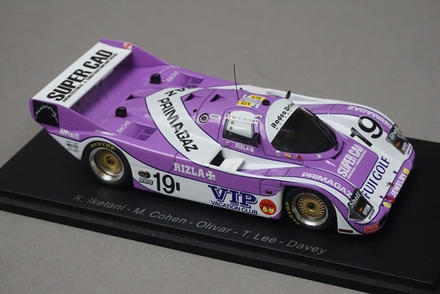 1:43 SPARK KBS017 Porsche 962C LM Le Mans 1990 #19 model car