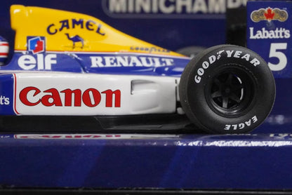 1:43 MINICHAMPS 400910005 Williams Renault FW14 N.Mansell Japan GP 1991 #5