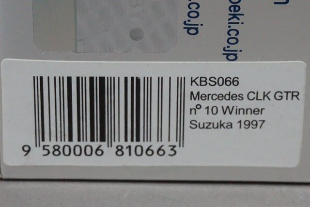 1:43 SPARK KBS066 Mercedes CLK GTR Suzuka Winner 1997 #10