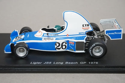 1:43 SPARK S1630 Ligier JS5 Long Beach GP 1976#26 J.Laffite