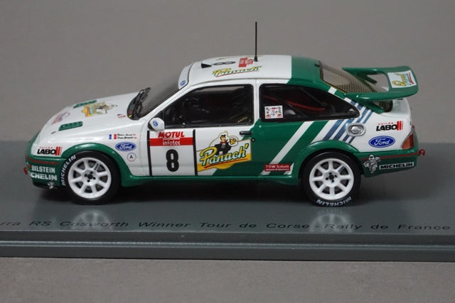 1:43 SPARK S2626 Ford Sierra RS Cosworth Winner Tour de Corse France 1988 #8