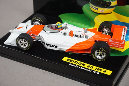 1:43 MINICHAMPS Penske Chevrolet A.Senna 1993 #4 ASC No.4