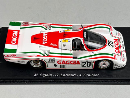 1:43 Spark S4436 Porsche 956 Le Mans 7th 1984 #20 M. Sigara / O. Larrauri / J. Gouillet