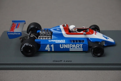 1:43 SPARK S5307 Ensign N180 Dutch GP 1980 #41 G.Reese model car