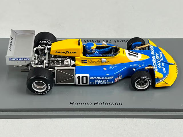 1:43 SPARK S7270 March 761 British GP R.Peterson 1976 #10