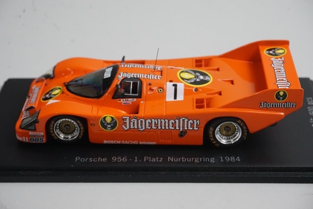 1:43 SPARK SAM117 SB Collection Belov Special Order Porsche 956-1 Platz Nurburgring 1984 #1 Jagermeister
