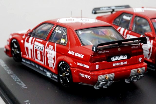 1:43 HPI 8079 Alfa Romeo 158V6 TI 1993 DTM #8/#7 Set