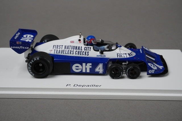 1:43 SPARK ROMU038 Tyrrell P34 1977 Japan GP P.Depailler #4 model car
