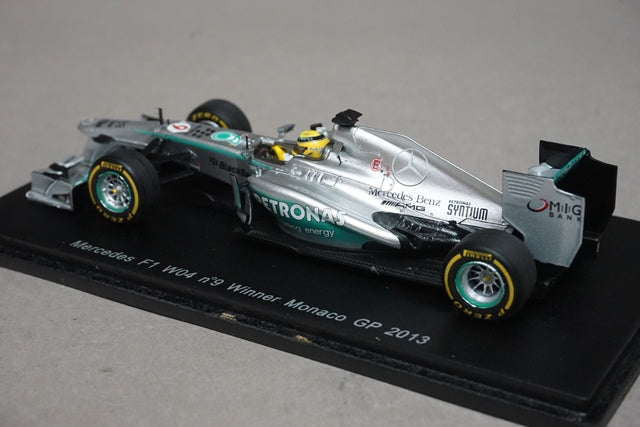 1:43 SPARK S3067 Mercedes F1 W04 Monaco GP Winner Nico Rosberg 2013 #9