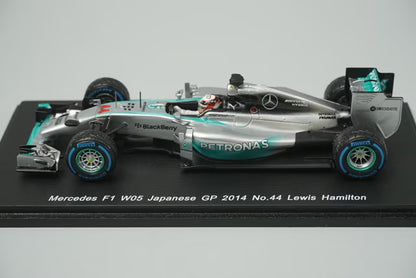 1:43 SPARK SCS145 Mercedes Benz F1 W05 Suzuka 2014 Japan GP Winner #44 L.Hamilton