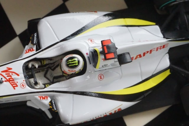 1:43 MINICHAMPS 400090622 Brawn GP BGP 001 Brazil GP 2009 #22 Jenson Button model car