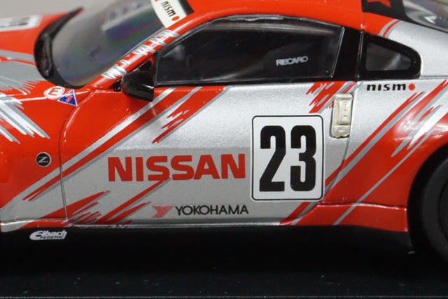 1:43 EBBRO 43483 NISMO Fairlady Z GT Prototype #23 Silver / Red