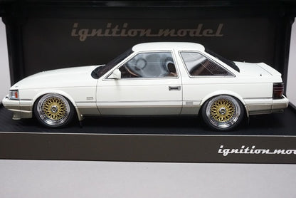 1:18 ignition model IG0372 Toyota Soarer 3.0 GT Limited GZ10 White / Gold Two Tone BBS RS Type Wheel