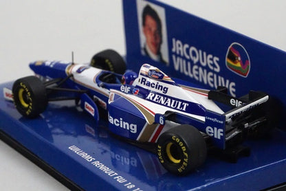 1:43 MINICHAMPS 430960006 Williams Renault FW18 1996 #6 J.Villeneuve