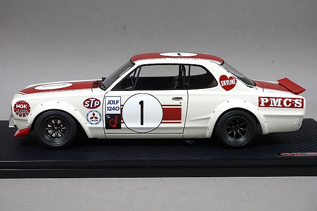 1:18 ignition model IG2017 Nissan Skyline 2000GT-R (KPGC10) Fuji Master 250km 1971 #1