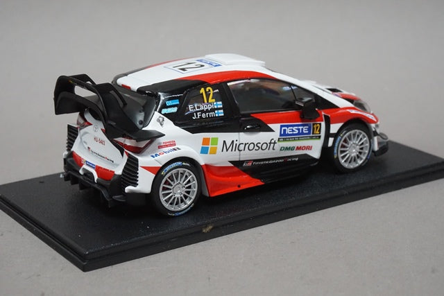 1:38 SPARK TOY12138FW Toyota Yaris WRC 2017 #12 Rally Finland winner E.Lappi