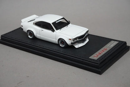 1:43 ignition model IG1161 Mazda Savannah S124A Semi Works White model car