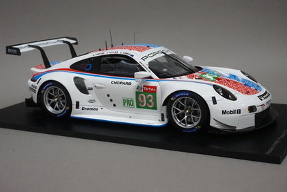 1:18 SPARK 18S436 Porsche 911 RSR #93 LMGTE Pro Class 24h LM 2019