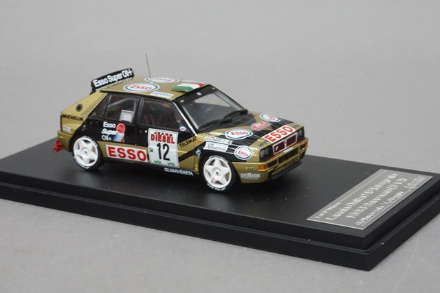 1:43 HPI 8062 Lancia Delta HF Integrale ESSO 1993 San Remo #12 Black x Gold