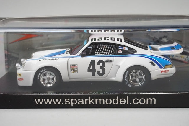 1:43 SPARK 43DA77 Porsche 911 RSR Winner Daytona 1977 #43 model car