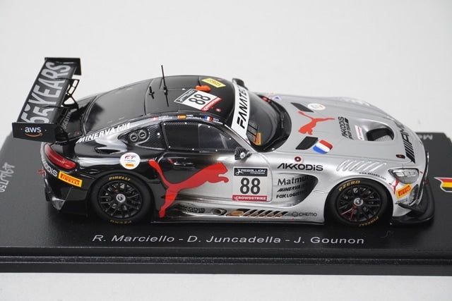 1:43 Spark SB500 Mercedes-AMG GT3 AKKODIS ASP Spa 24H 2022 #88 model car