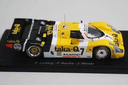 1:43 Spark KBS005 Porsche 956 Le Mans 1986 #7 taka-Q model car