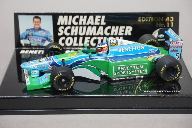 1:43 MINICHAMPS 510944305 Benetton Ford B194 #5 M. Schumacher MSC No.11 model car