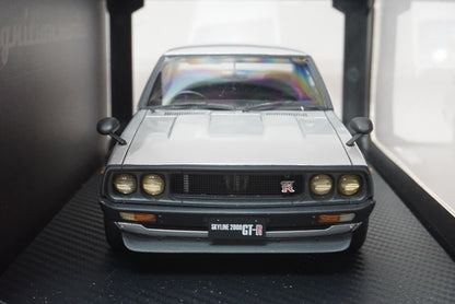 1:18 ignition model IG0039 Nissan Skyline 2000 GT-R (KPGC110) Silver Custom