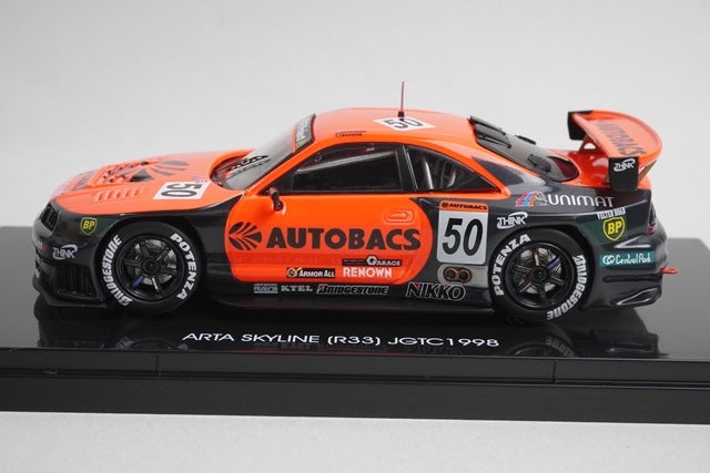 1:43 EBBRO 44195 ARTA Skyline (R33) JGTC 1998 #50 model car