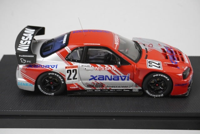 1:43 EBBRO P409 Xanavi NISMO GT-R JGTC 2002 #22 model car
