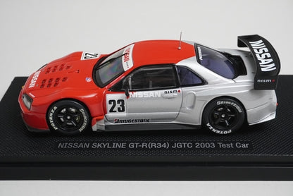 1:43 EBBRO P415 Nissan Skyline GT-R (R34) JGTC 2003 Test Car #23 model car