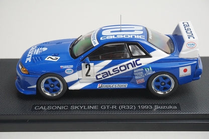 1:43 EBBRO 44573 Calsonic Skyline GT-R (R32) Suzuka 1993 #2 model car