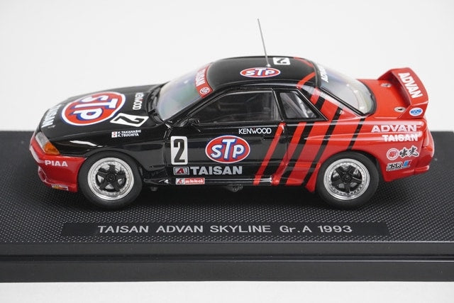 1:43 EBBRO 43767 TAISAN ADVAN Skyline Gr.A 1993 #2 model car