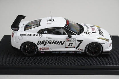 1:43 EBBRO 44429 DAISHIN R35 GT-R Super Taikyu 2010 #81 model car