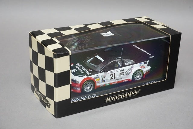 1:43 MINICHAMPS 400042121 BMW M3 GTR 24h Daytona 2004 #21