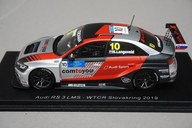 1/43 Audi RS3 LMS No.10 Comtoyou Team Audi Sport Race 3 WTCR 2019