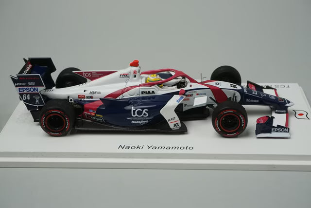 1:43 SPARK SJ129 TCS NAKAJIMA RACING SF19 M-TEC HR-417E Super Formula 2022 #64 Naoki Yamamoto
