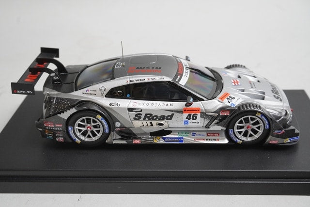 1:43 EBBRO 45102 S Road Mora GT-R Super GT500 2014 Lowdown Force #46 model car